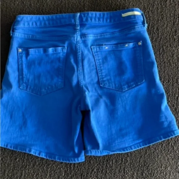 Pilcro & The Letterpress Anthropologie Denim Shorts Size 26 Cobalt Blue - Picture 6 of 9